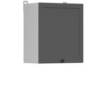 Wall cabinet JUNONA LINE G1D/50/57LP BRW graphite